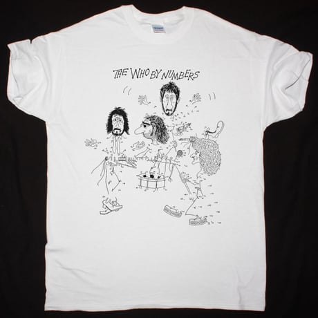 ザ・フー ・バイ・ナンバーズ・ ジャケット・デザイン バンドTシャツ