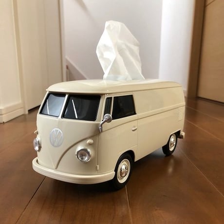 フォルクスワーゲンバス ティッシュボックス CREAM