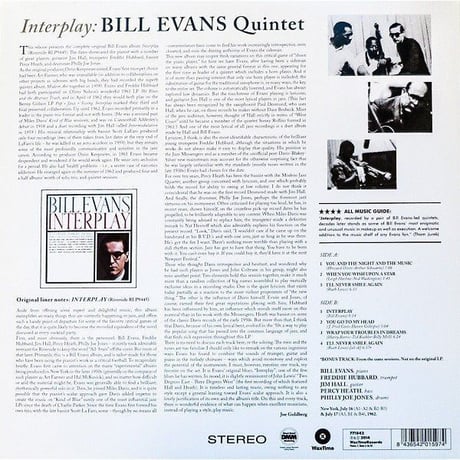ビル・エヴァンス  / インタープレイ 新品輸入レコード