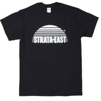 ストラタ・イースト STRATA EAST ジャズ・レーベルロゴTシャツ BLACK