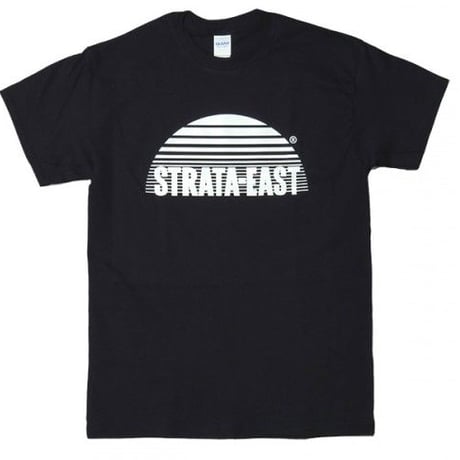 ストラタ・イースト STRATA EAST ジャズ・レーベルロゴTシャツ BLACK