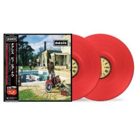 オアシス / ビィ・ヒア・ナウ（レッド・カラーヴァイナル）国内新品レコード