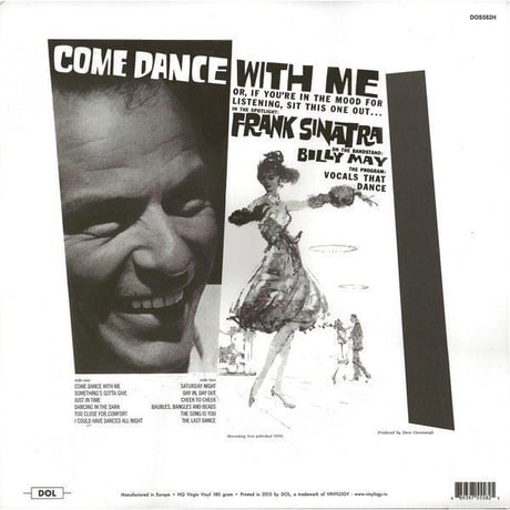 フランク・シナトラ / カム・ダンス・ウィズ・ミー 新品輸入レコード
