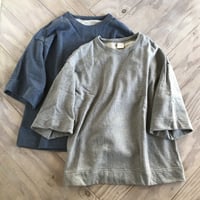 裏毛・七分袖オーバーＴシャツ