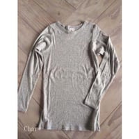 オーガニックテレコ・長袖クルーTシャツ