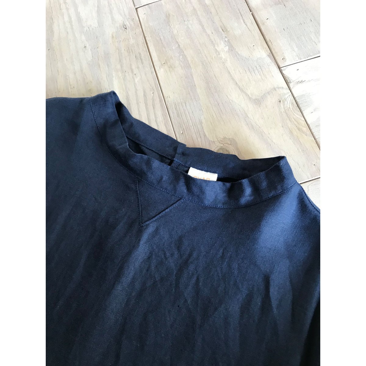 ヨーロッパリネン・七分袖プルチュニック | SHOP-CHAR