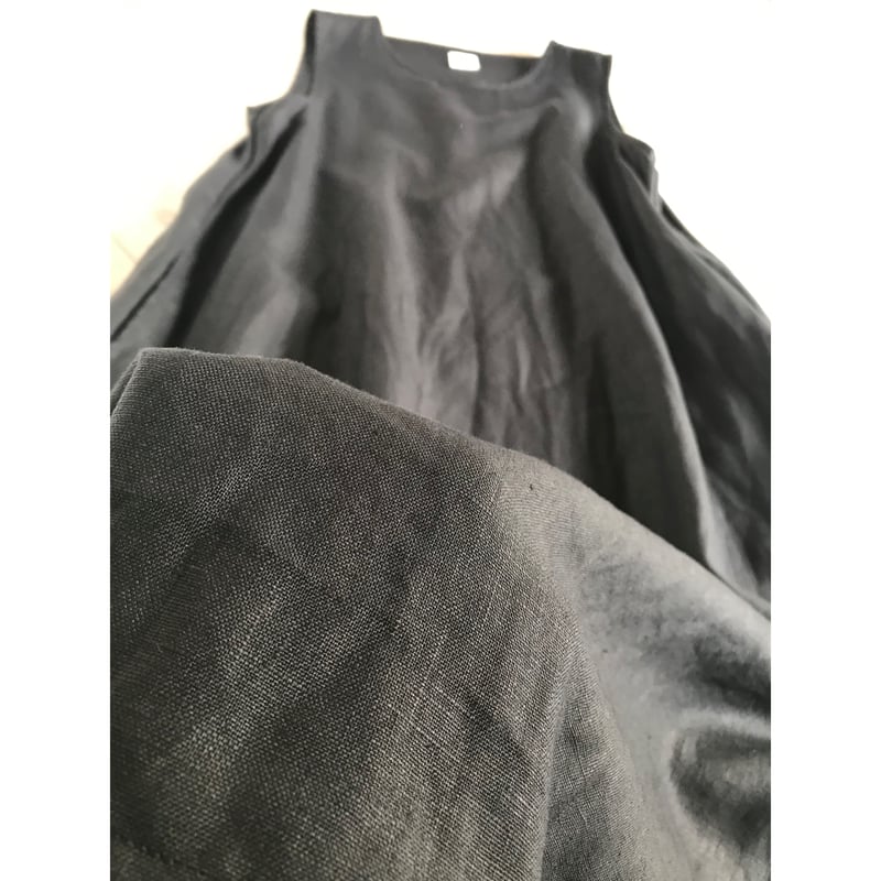 リネンキャンバス・ノースリーブOP | SHOP-CHAR