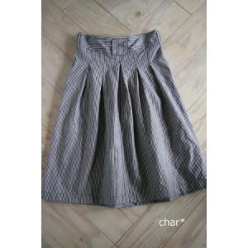 ヒッコリー・タックスカート | SHOP-CHAR ヒッコリー・タックスカート | SHOP-CHAR