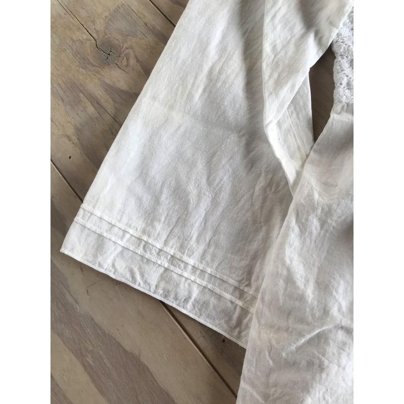 Khadi Vネックレースチュニック | SHOP-CHAR Khadi Vネックレースチュニック | SHOP-CHAR