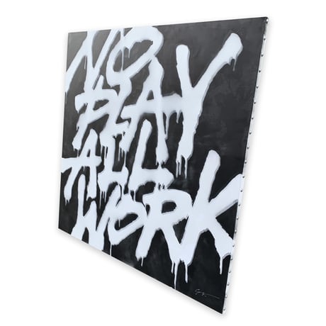 NO PLAY ALL WORK-black-