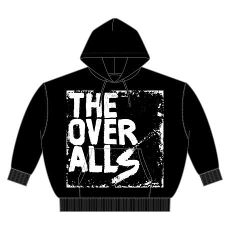 Logo×ALL YOU NEED IS WOW. Pullover Hoodie（Black×White）