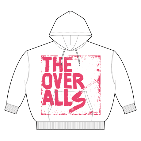Logo×ALL YOU NEED IS WOW. Pullover Hoodie（White×Pink）