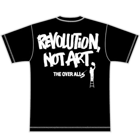 Logo×REVOLUTION, NOT ART T-shirt（Black）