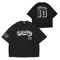 TEAM OVER ALLs No.10 T-shirt(Black x White)