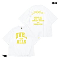 OVER ALLs College T-shirt（WhitexYellow）