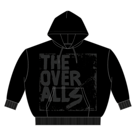 Logo×ALL YOU NEED IS WOW. Pullover Hoodie（Black×Black）