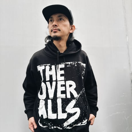 Logo×ALL YOU NEED IS WOW. Pullover Hoodie（Black×White）