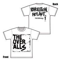 Logo×REVOLUTION, NOT ART T-shirt（White）