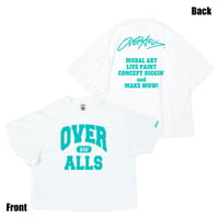 OVER ALLs College T-shirt（WhitexBlue）