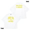 CEO IS ALONE T-shirt（WhitexYellow）