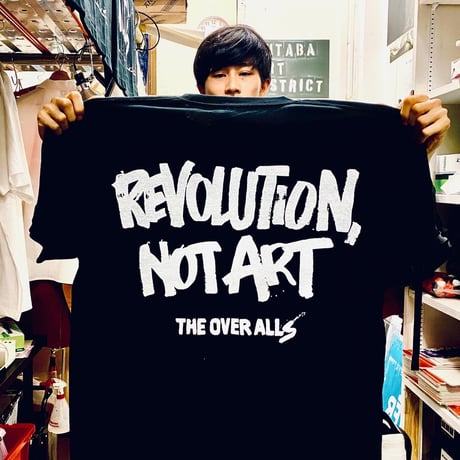 Logo×REVOLUTION, NOT ART T-shirt（Black）