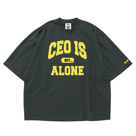 CEO IS ALONE T-shirt（BlackxYellow）
