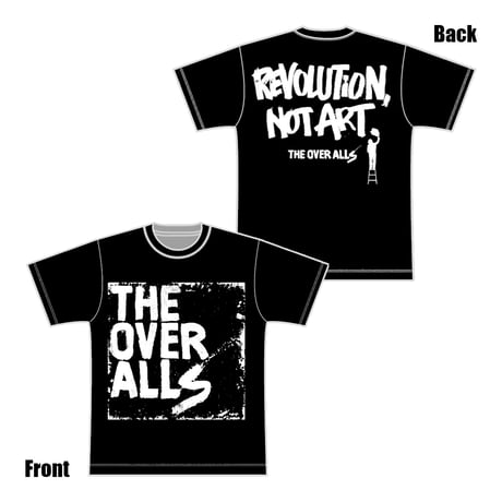 Logo×REVOLUTION, NOT ART T-shirt（Black）