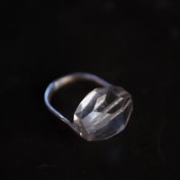 シルバー✖️水晶　リング