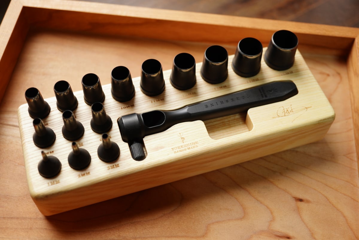 YORKSHINE ラウンドポンチセット（15種） | at Leather Works レザ