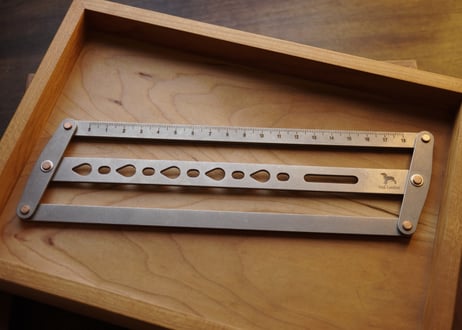 ベルトセンター定規 | at Leather Works レザークラフトツール