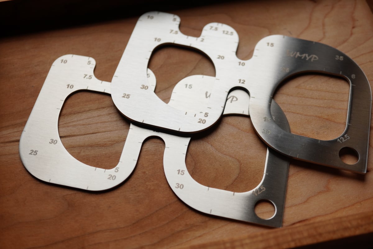 ステンレスR定規 特厚タイプ新入荷！ | at Leather Works レザー