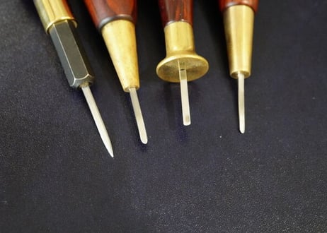 LeatherSanctuary フレンチオウル＆菱ギリ　3.0mmピッチ用新入荷！