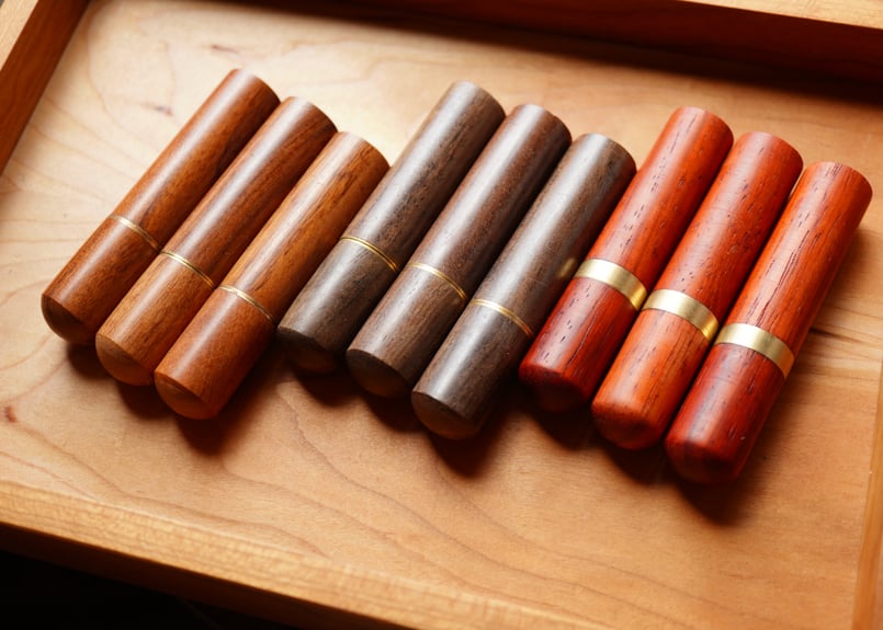 【未使用】atelier dehors 栃×レジン ニードルケース | at Leather Works レザークラフトツール