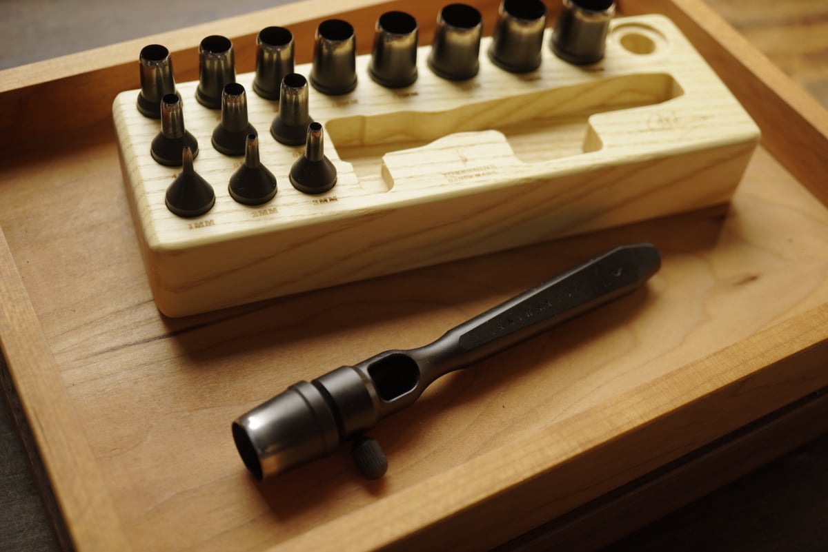 YORKSHINE ラウンドポンチセット（15種） | at Leather Works レザ