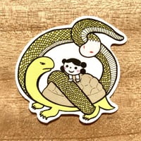 玄武ステッカー