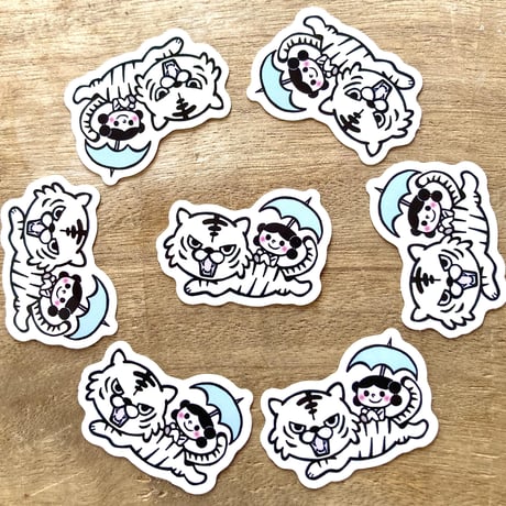 白虎ステッカー