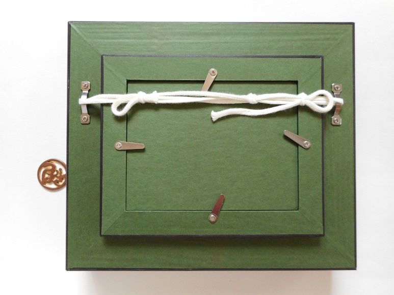 油彩画　あのこの定位置 油彩画あのこの定位置