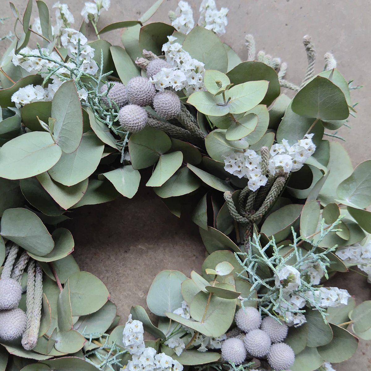 ドライフラワーナチュラルリース Lサイズ | FlowerWorksSEKIKAWA