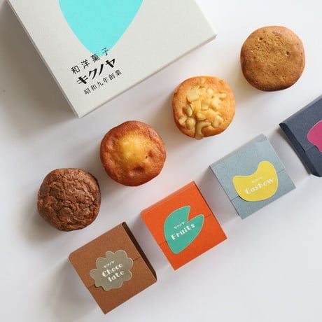 【和洋菓子キクノヤ】ベイクドケーキ「FLAVA」4個入りセット