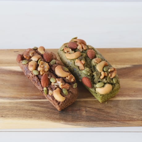 【ラマリー】 グルテンフリーお菓子もち大麦抹茶＆ココアパウンドカップケーキ（小）と大麦シリアルバーの詰め合わせ※クール便
