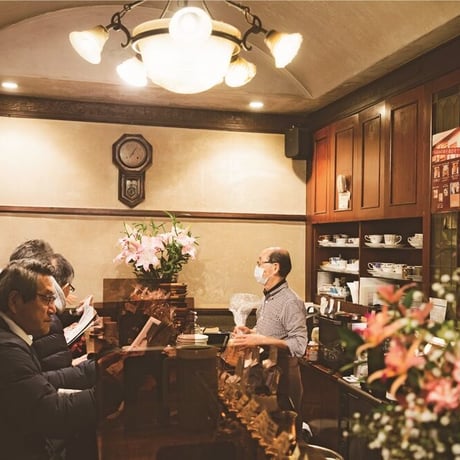 【コーヒーハウス かこ】KAKO入門3種名古屋モーニングセット（自家製あんこ・自家製フルーツコンフィチュール・コーヒー豆）