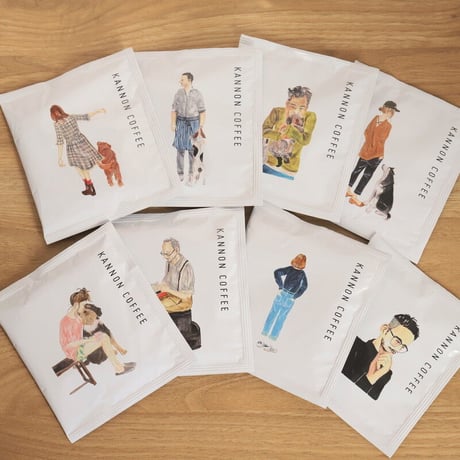 【KANNON COFFEE】カンノンコーヒー オリジナルギフトBOX（トートバッグ・ドリップバッグ・カフェオレベース・しゃちほこクッキー）※ケリーストア限定