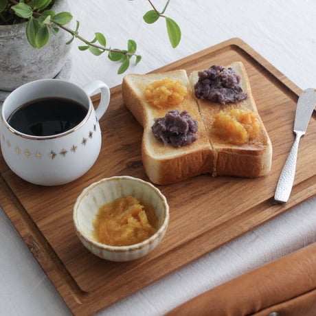 【コーヒーハウス かこ】KAKOスペシャリテ名古屋モーニングセット（自家製あんこ・ジャム4種・コーヒー豆）