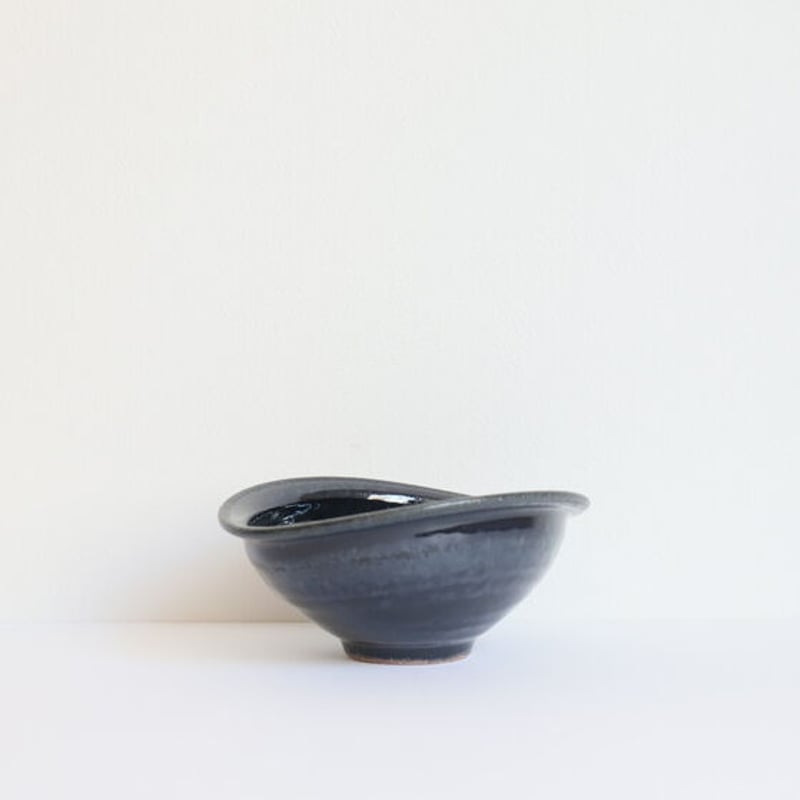 翠窯（すいよう）】 小さなカレー皿baby 黒瑠璃 | ケリーストア