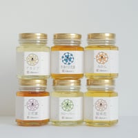 【舘養蜂場本店】 6種類の国産九華はちみつセット（130g×6本）