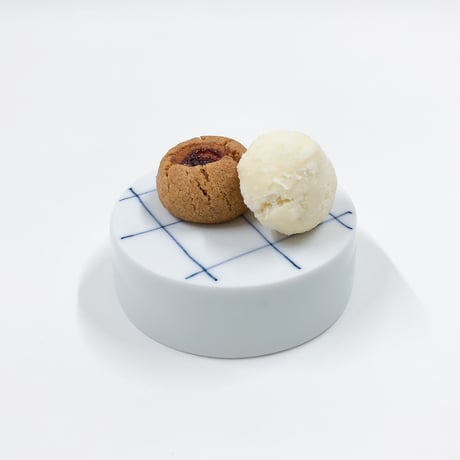 【BAKE SHOP & CAFE mitten × 眞窯】ミトンの焼き菓子と眞窯のクッキー皿（お取り寄せセット）