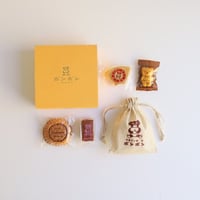 【洋菓子・喫茶ボンボン】くまちゃん巾着&焼き菓子15個詰め合わせセット