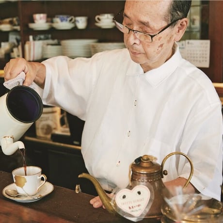 【コーヒーハウス かこ】KAKOスペシャリテ名古屋モーニングセット（自家製あんこ・ジャム4種・コーヒー豆）
