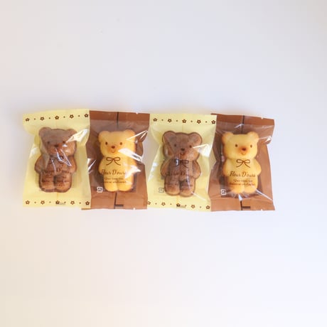 【洋菓子・喫茶ボンボン】くまちゃん巾着&焼き菓子15個詰め合わせセット