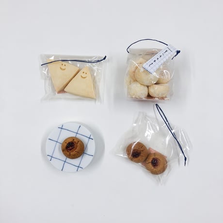【BAKE SHOP & CAFE mitten × 眞窯】ミトンの焼き菓子と眞窯のクッキー皿（お取り寄せセット）